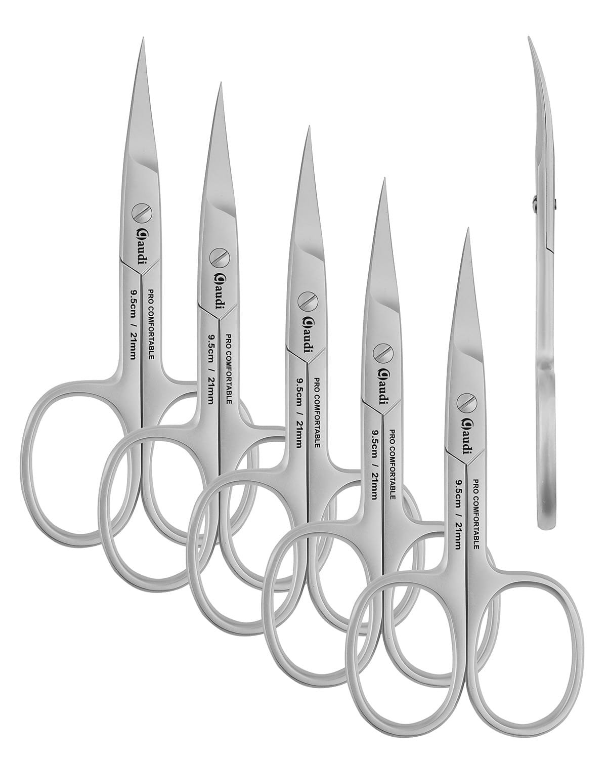 Pack 5 Tijeras para uñas