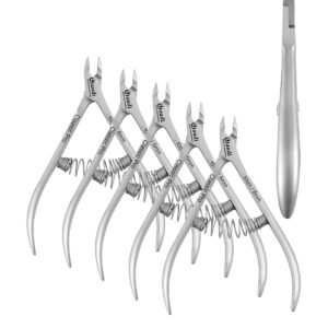 Pack 5 Alicates para cuticulas 10cm 6mm
