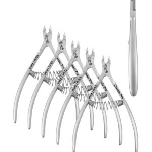 Pack 5 Alicates para cuticulas 12cm 4mm