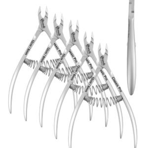 Pack 5 Alicates para cuticulas 12cm 6mm