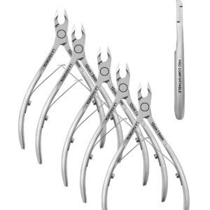 Pack 5 Alicates para cuticulas 12cm 5mm