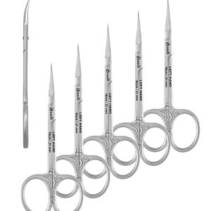 Pack 5 Tijeras para Cuticulas 10cm 21mm