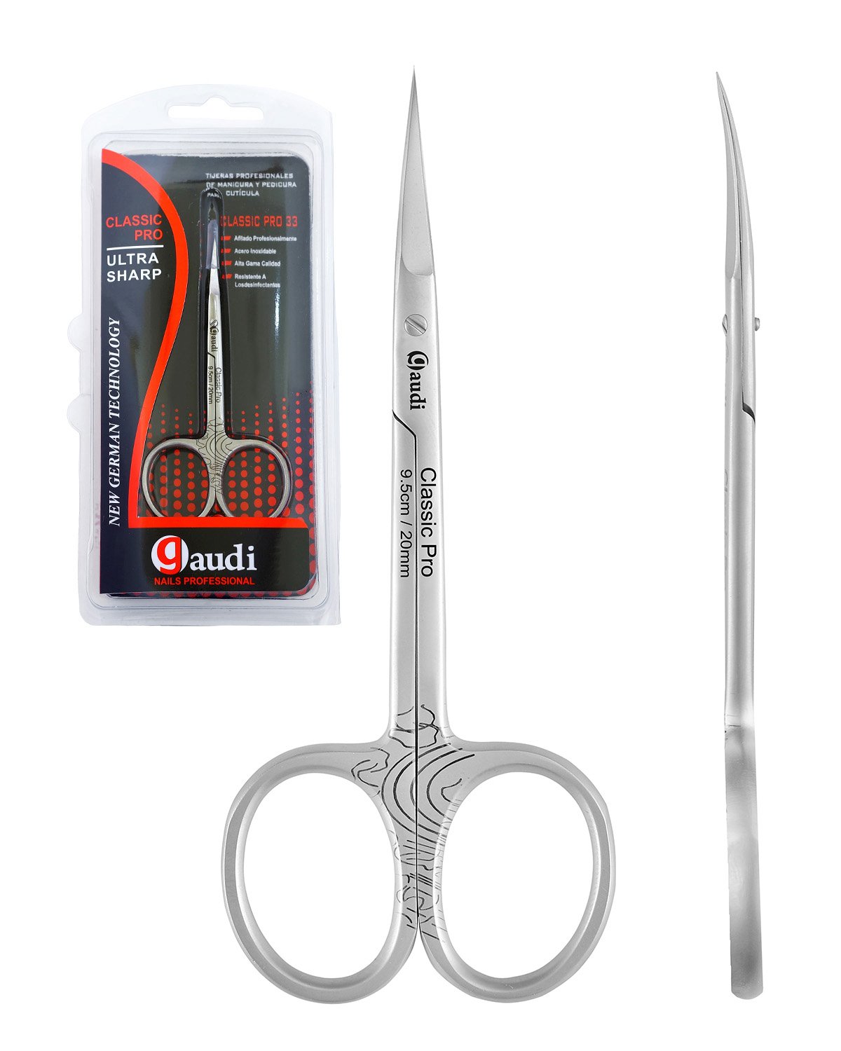Tijeras profesionales para cutículas Classic Pro