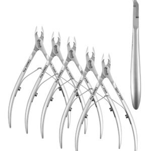 Pack 5 Alicates para cuticulas 12cm 6mm