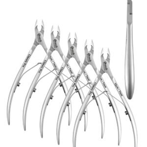 Pack 5 Alicates para cuticulas 12cm 7mm