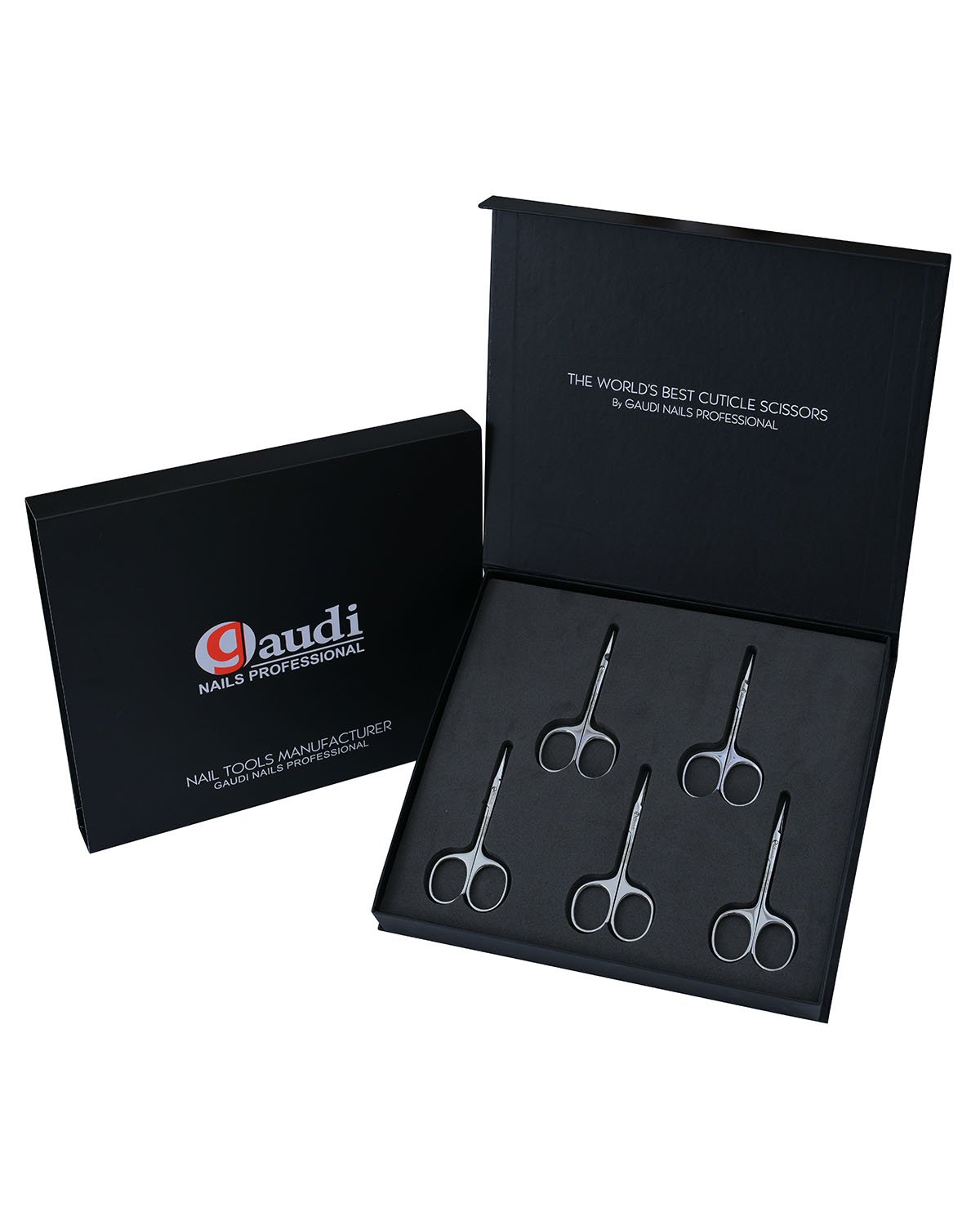 Pack 5 Premium Tijeras Cuticulas 10cm 21mm