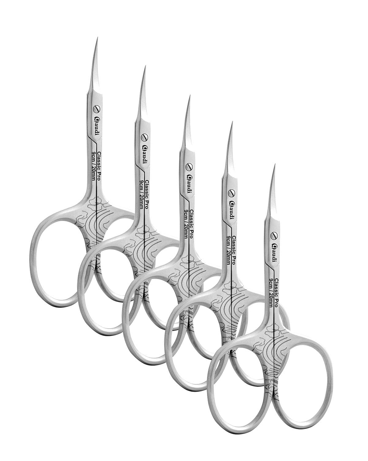 Pack 5 Tijeras para Cuticulas 9cm/20mm