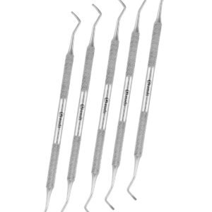 Pack 5 Cureta Empujador Profesional: Doble Punta
