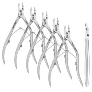 Pack 5 Alicate profesionale para Cuticulas 12cm/6mm