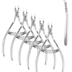 Pack 5 Alicate profesionale para Cuticulas 13cm/7mm
