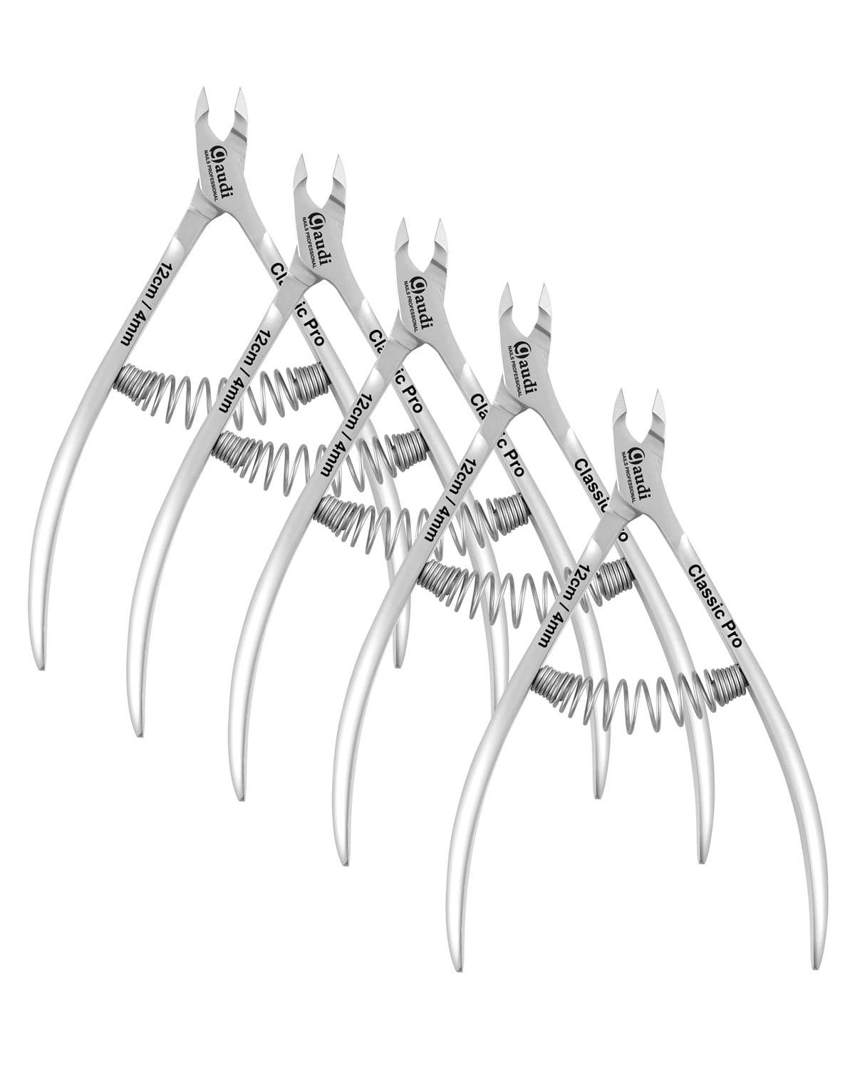 Pack 5 Alicate profesionale para Cuticulas 12cm/4mm